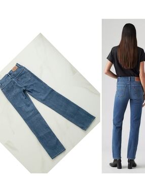 Women's Levi's 724 High Rise Straight Jeans sz 25